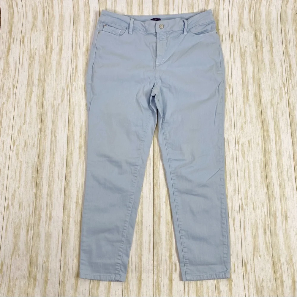 NYDJ Powder Blue Denim Ankle Jeans